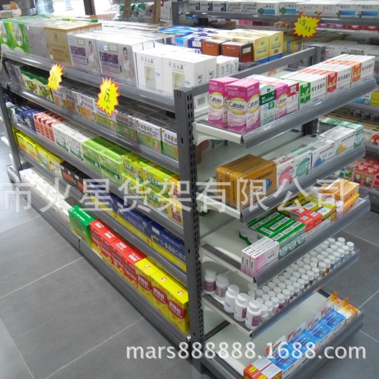 药店货架 药房货架 超市架