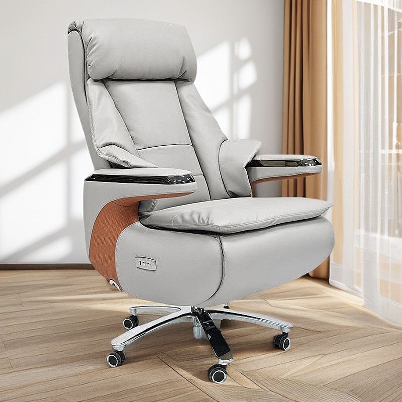 Light Luxury Boss Chair, Office Chair, Home Comfortable Computer Chair, Reclining Lunch Break Executive Chair, Waist-Protecting Ergonomic Chair