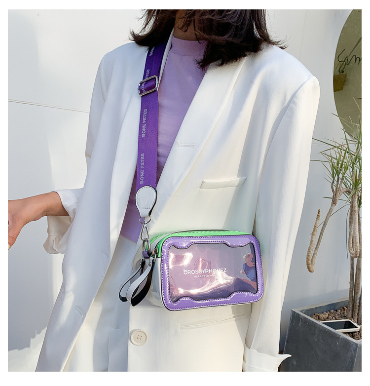 Transparent Small Square Bag, Cute Jelly Crossbody For Women_voghion.com