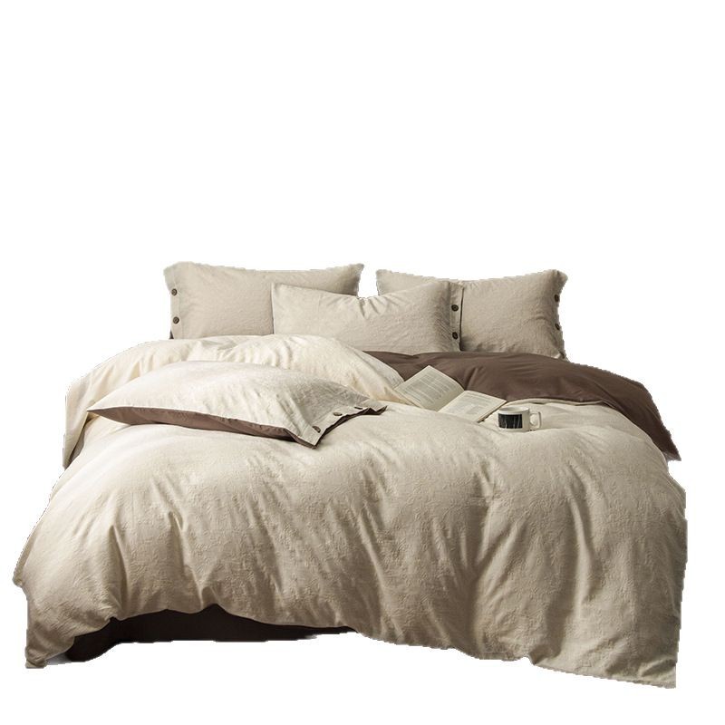 Clase A 60 piezas de algodón Xinjiang de algodón de fibra larga de cuatro piezas de ropa de cama de algodón puro de tres capas de hilo de cama de cuatro piezas