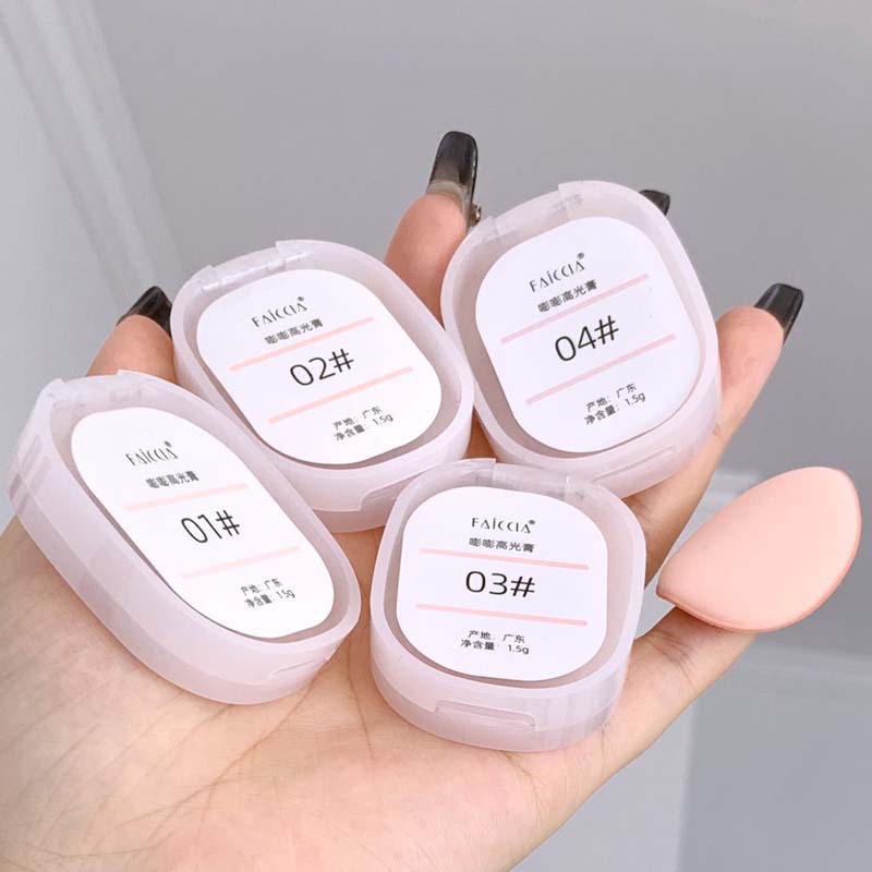 FAICCIA Fei Xi Bang Bang cream ilumina el tono de la piel, textura sedosa e hidratante, sin polvo de tarjeta, maquillaje barato