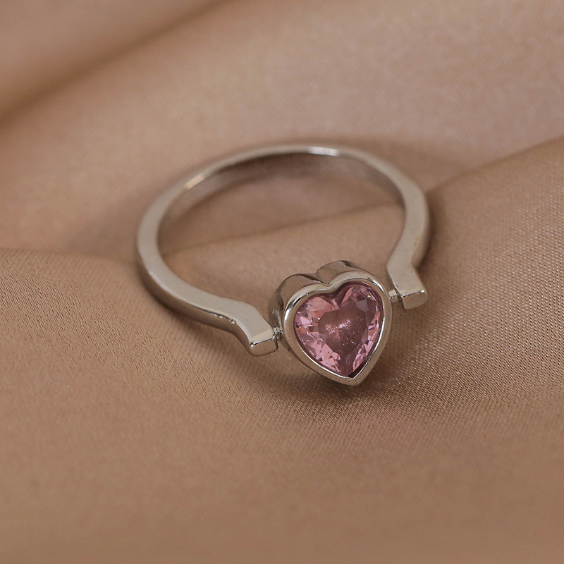 Color Block Pattern Copper Simple Style Classic Style Inlay Color Block Rhinestones Rings
