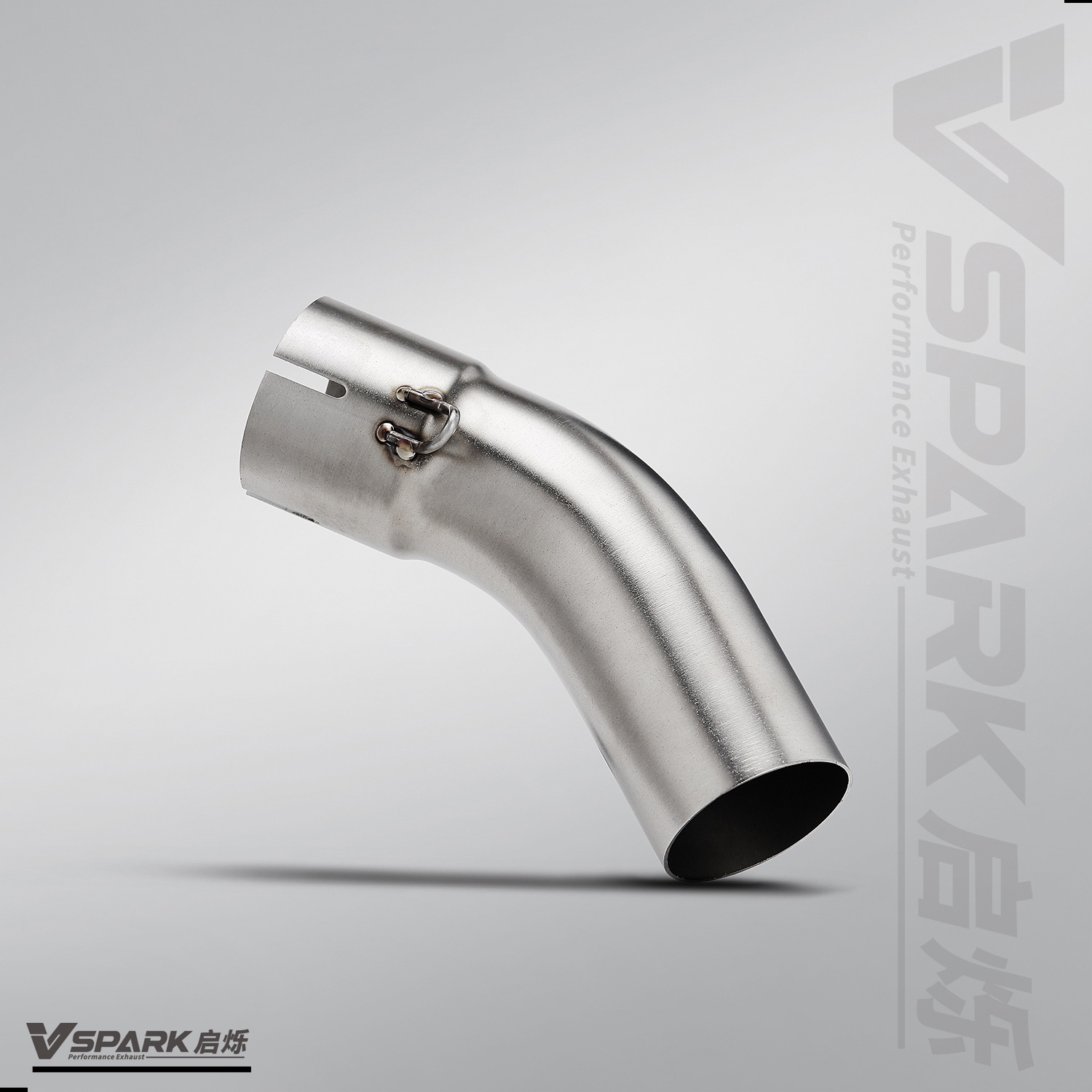 Suitable for Kawasaki Motorcycle Zx4R/Rr Exhaust Pipe Middle and Front Section Titanium Alloy Front Section Non-Destructive Modification Straight up