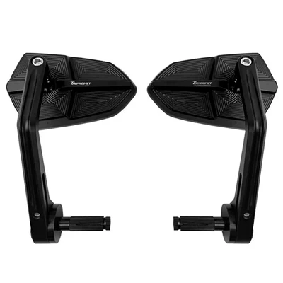 Large Field of View — Motorcycle rearview mirror
