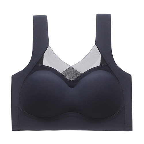 Vibrating Hot Pack Bra Breast Massager Wireless Charging Smart Temperature Control Lace Underwear Electric Massager 