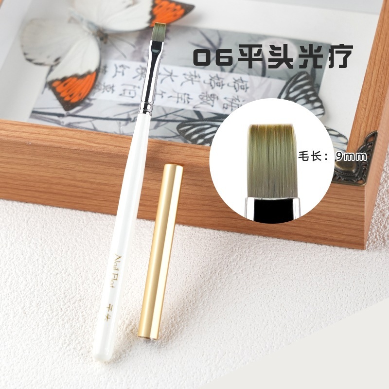 日式美甲笔套装功能笔短彩绘笔画花笔渐变笔光疗笔专用美甲工具|undefined