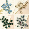 Jingdezhen ceramic beads black kiln into dispersing beads beads beads beads cross skewers DIY handmade self -made students