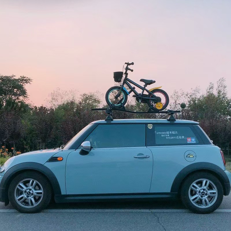 Car bike rack roof bike rack luggage rack mountain bike roof rack folding bike rack