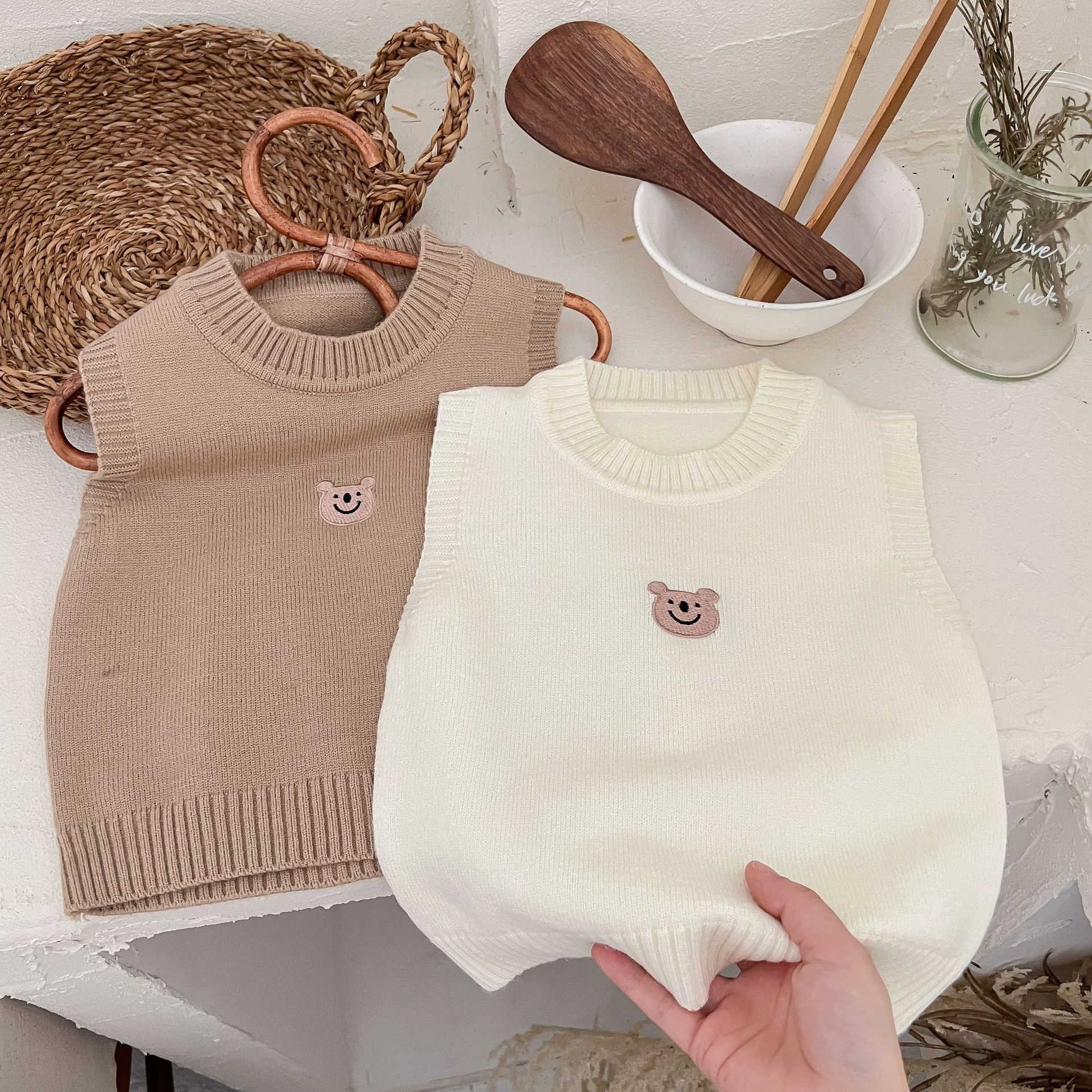 JINYONG2023 nuevo otoño lindo bebé medio y los niños pequeños Chaleco de la capa