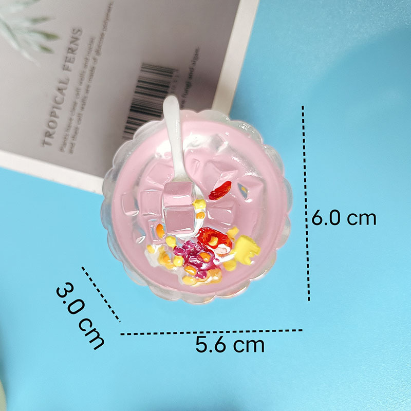 新款大食玩水果树脂冰箱贴