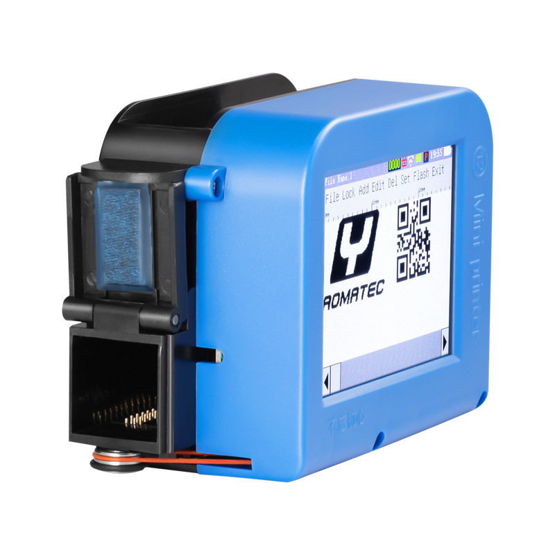 Yaomatec ミニ小型缶凹凸面製造日・賞味期限QRコードミニインクジェットプリンター|undefined