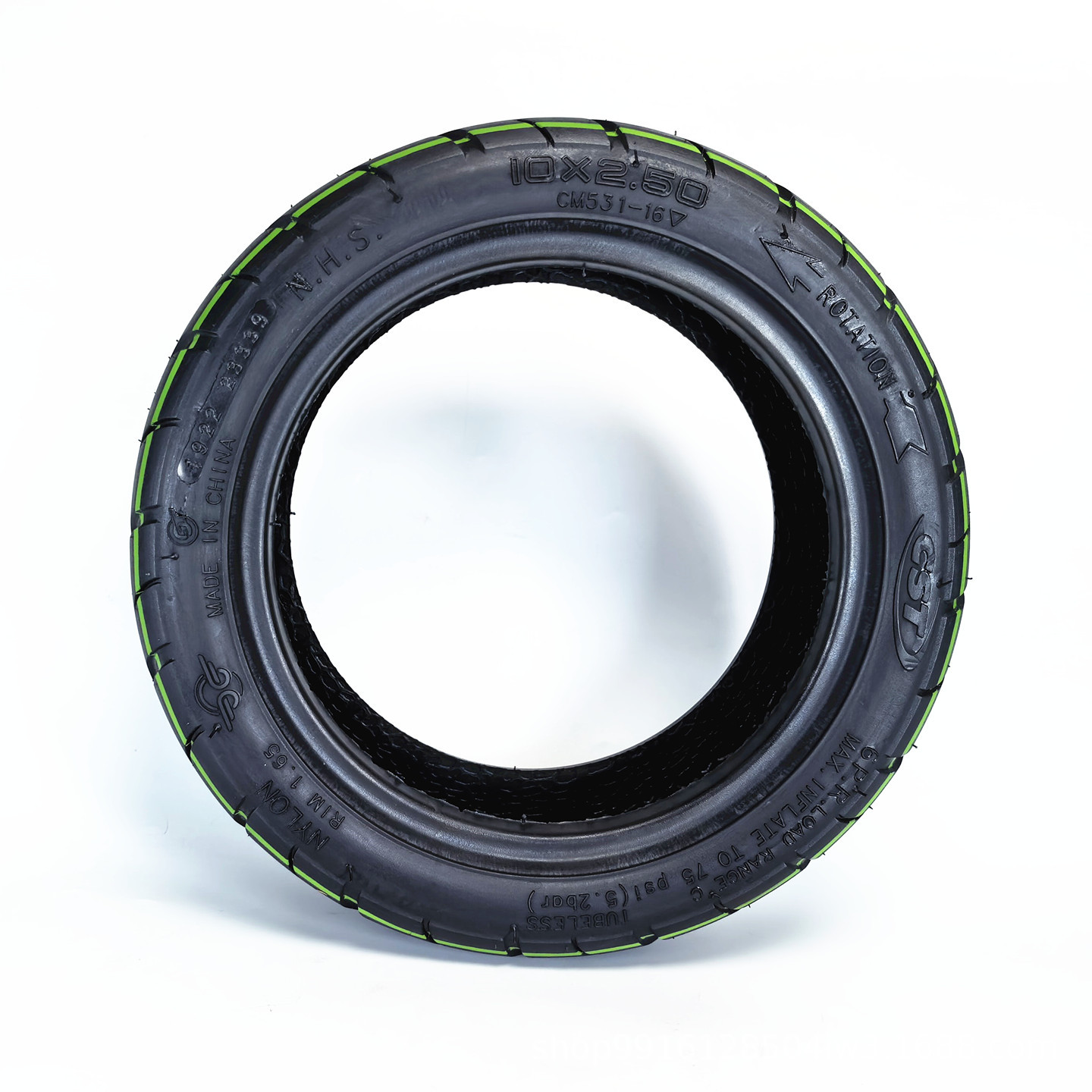 Zhengxin 10inch Electric Scooter Tire 10X2.5 Vacuum Outer Tire 10*2.50 Zhengxin Vacuum Tire 6-Layer Thickeneding