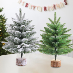 2025 新しい小さなクリスマスツリークリスマス装飾デスクトップ装飾品シーンレイアウトホームミニシミュレーションツリー
