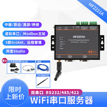 �pwifi���ڷ�����RS232/485/422�D��̫�WModbus�����Dwifi HF2221