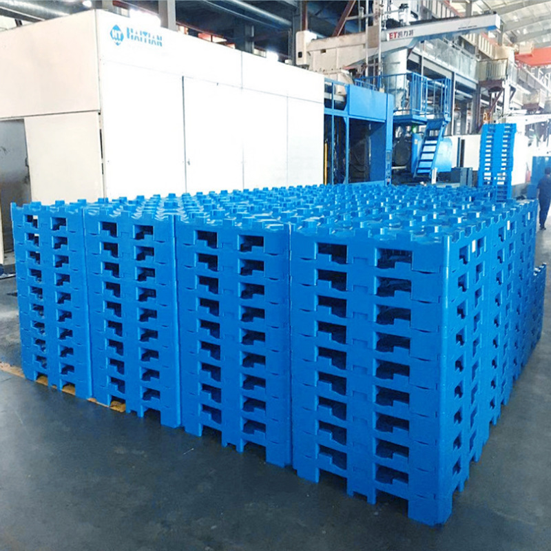 Bandeja de plástico para cubo de agua Tablero de almacén de agua de 16 barriles para apilar planta de agua Tablero de tarjeta de plástico para fábrica al por mayor image 4