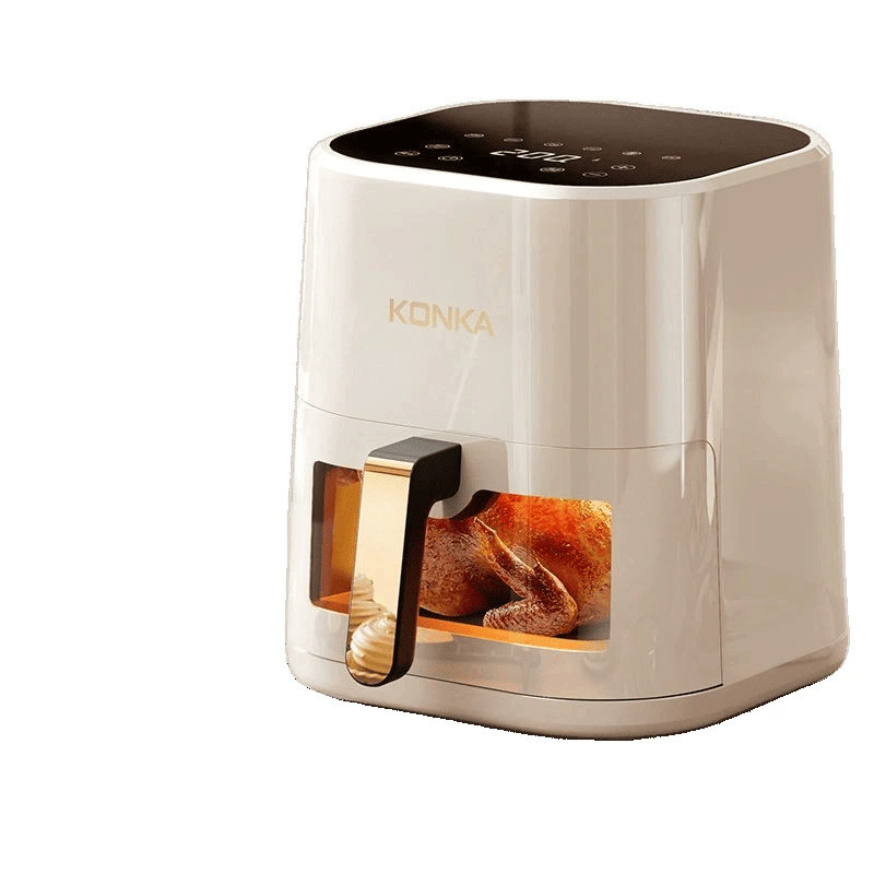 Аэрогриль KONKA Home Edition, сенсорный, без масла, 4,6 л или 7 л с обзорным окном