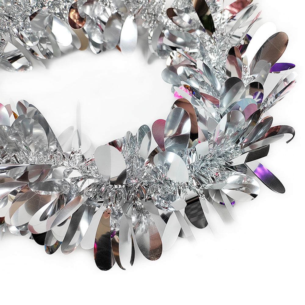 Navidad decoración colorida gota de agua tira de color fiesta de cumpleaños boda escena escalera barandilla decoración arreglo lana tira