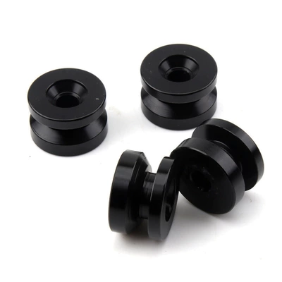 stamping quick release bottom plate – Motorcycle Safety Supplies - 31-flat-aluminum-alloy-i-buckleblack-4-pcs