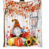 Милое одеяло, мягкий кленовый лист, осеннее