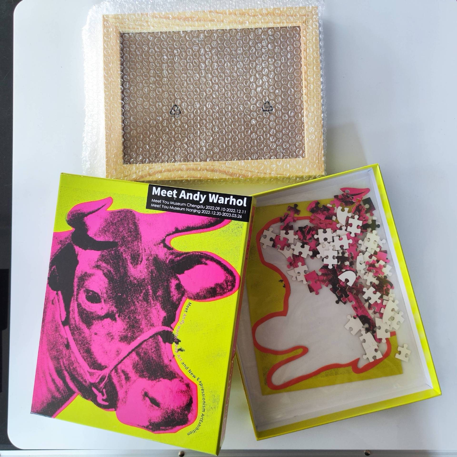 Andy Warhol 3d Thickened Hardcover Puzzle 100 Pieces Party Game_voghion.com