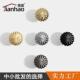 Nordic simple golden pumpkin handle European style cabinet wardrobe door drawer black round small handle furniture hardware