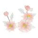 Yiwu Hera new pink children's women's juan yarn flower hair clip Chinese clothing experience hall headdress antique hair accessories wholesale