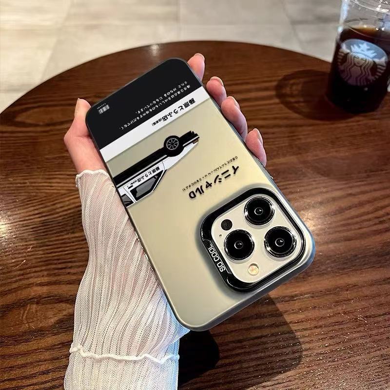 Nuevo Japón y Corea del Sur para iphone16 funda para teléfono móvil Apple 15promax/14 anti-caída 13pro12 galvanoplastia 11xr