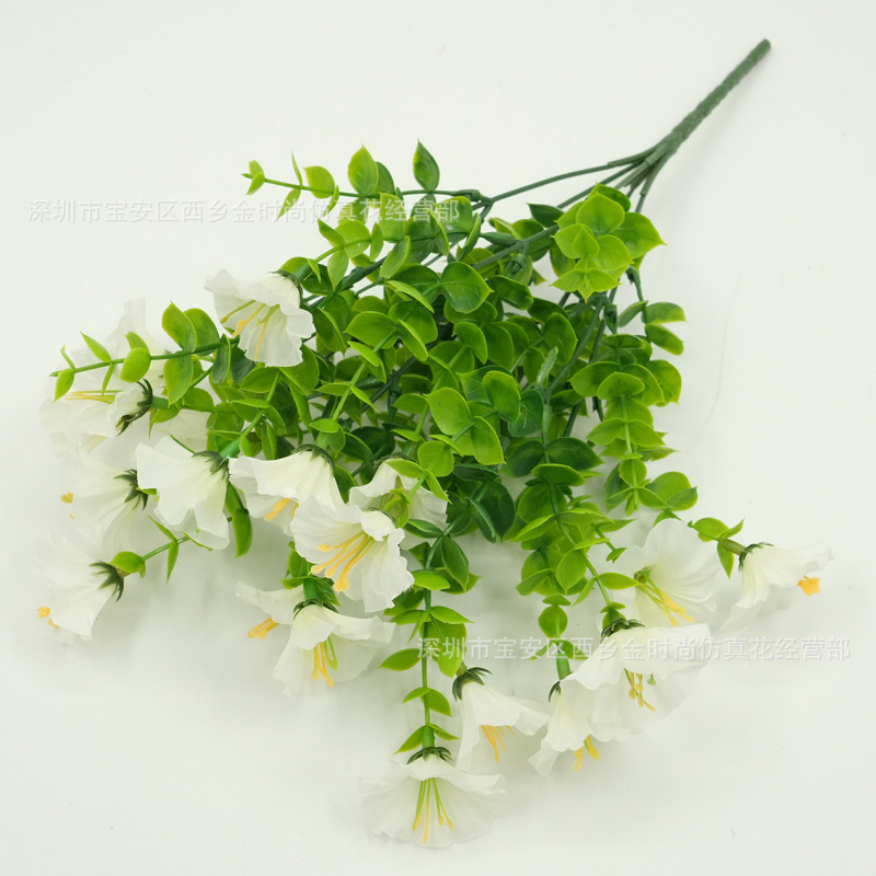造花 7 フォークユーカリ朝顔模擬朝顔布花屋外家具装飾アクセサリー卸売|undefined