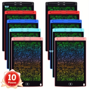 10Pcs 30Pcs Brightly Colored Lcd Writing Boards 8.5 Inch Cross-Border