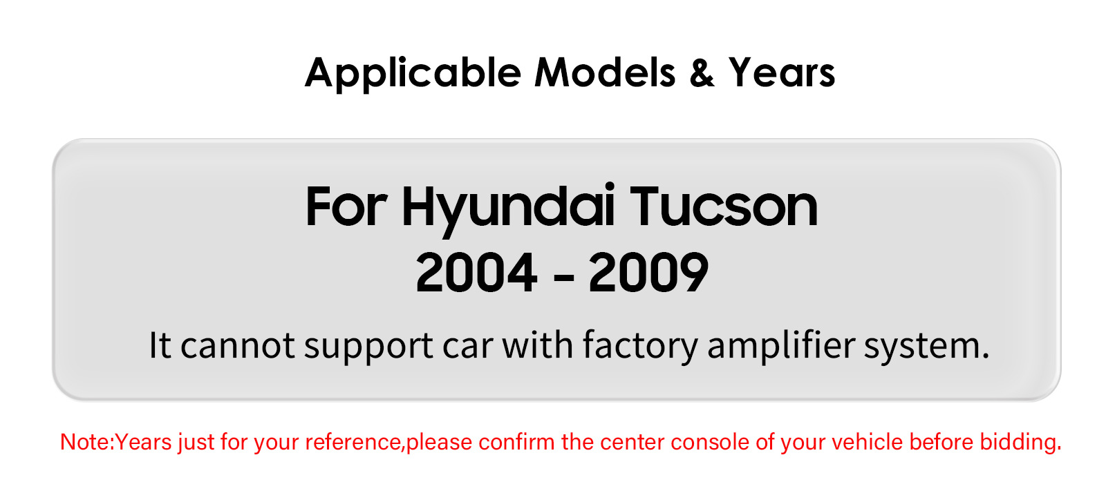 10-inch for 04-09 Hyundai Tucson reversing Image car Android intelligent GPS navigation all-in-one machine