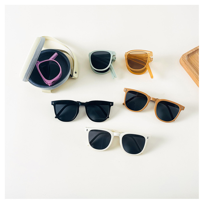 Gafas de Sol para niños gafas de sol plegables niños verano protección UV niñas Mi gafas de uñas gafas de sol de bebé