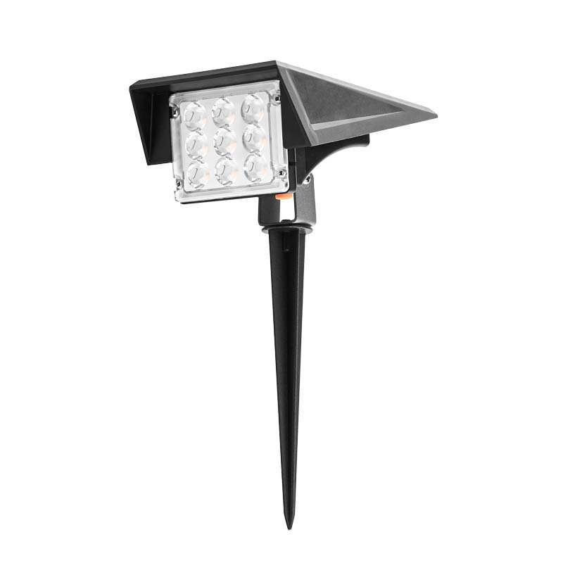 Transfronterizo nueva lámpara solar de tierra luz de foco al aire libre super brillante lámpara de césped impermeable paisaje jardín patio lámpara de árbol