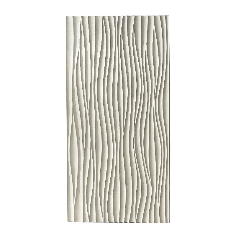 PU tablero ondulado piedra cultura TV fondo pared línea textura piedra flexible decoración de pared decoración de pared