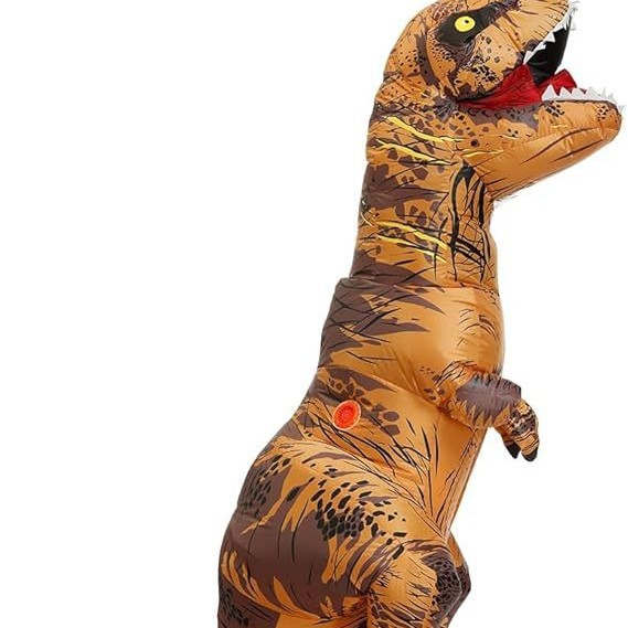 Halloween transfronterizo venta caliente T-Rex fiesta ropa inflable festival de prueba de todo el cuerpo ropa inflable de dinosaurio