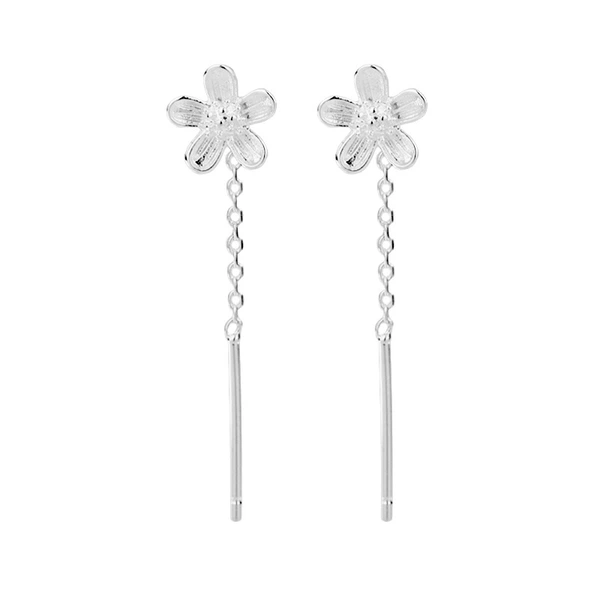 Silver earrings