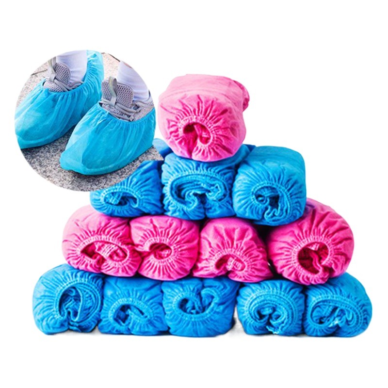 Cubierta del zapato engrosada antideslizante interior del hogar cubierta del zapato no tejida cubierta del pie desechable resistente al desgaste sala de informática estudiante pie cubierta niños