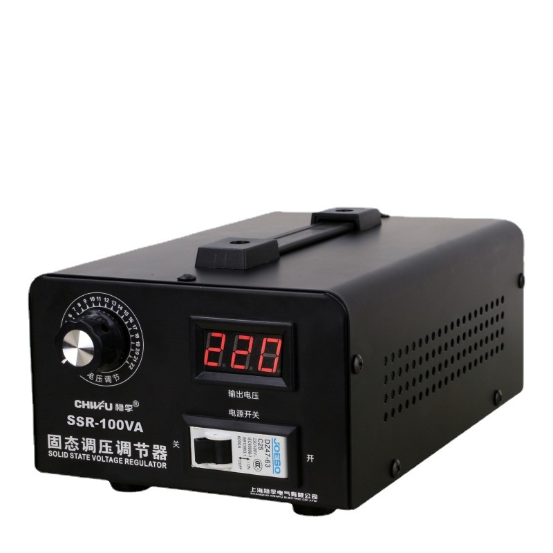 单相固态调压器220V电力调整器可控硅电子调压器0-220V加热器调温
