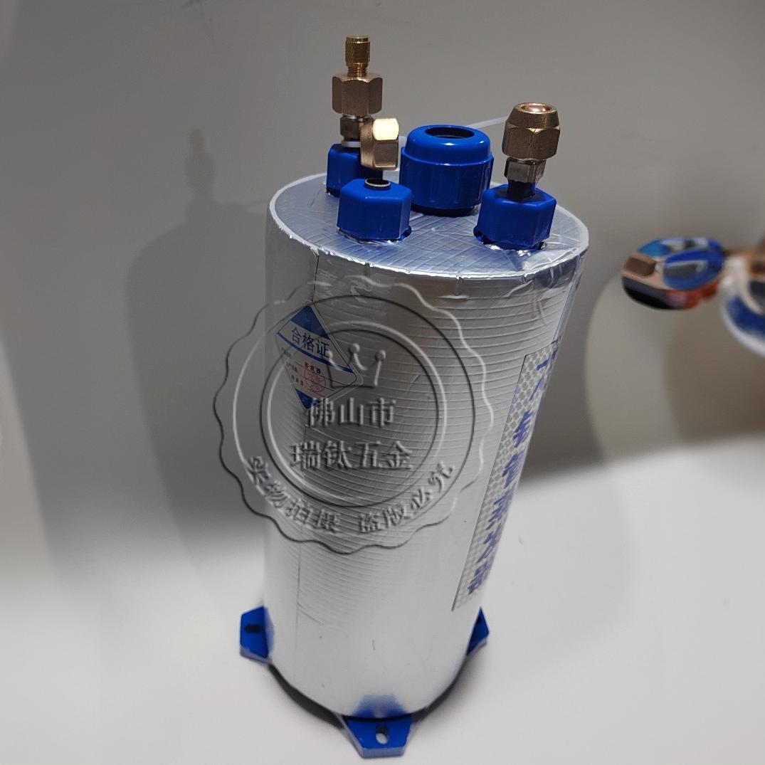 佛山瑞钛冷嗳双用纯钛蒸发器鱼缸冷却养殖循环恒温机鱼池海鲜池