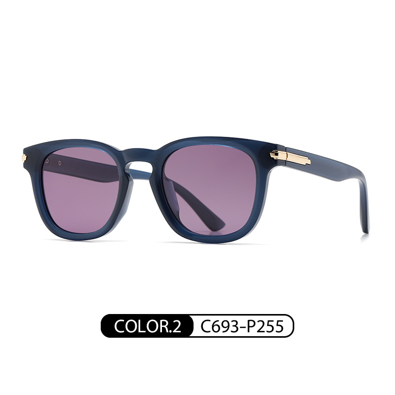 Nuevas gafas de sol polarizadas europeas y americanas para hombres y mujeres mismas gafas de sol de moda TR7529 gafas de sol de protección solar de estilo INS de moda