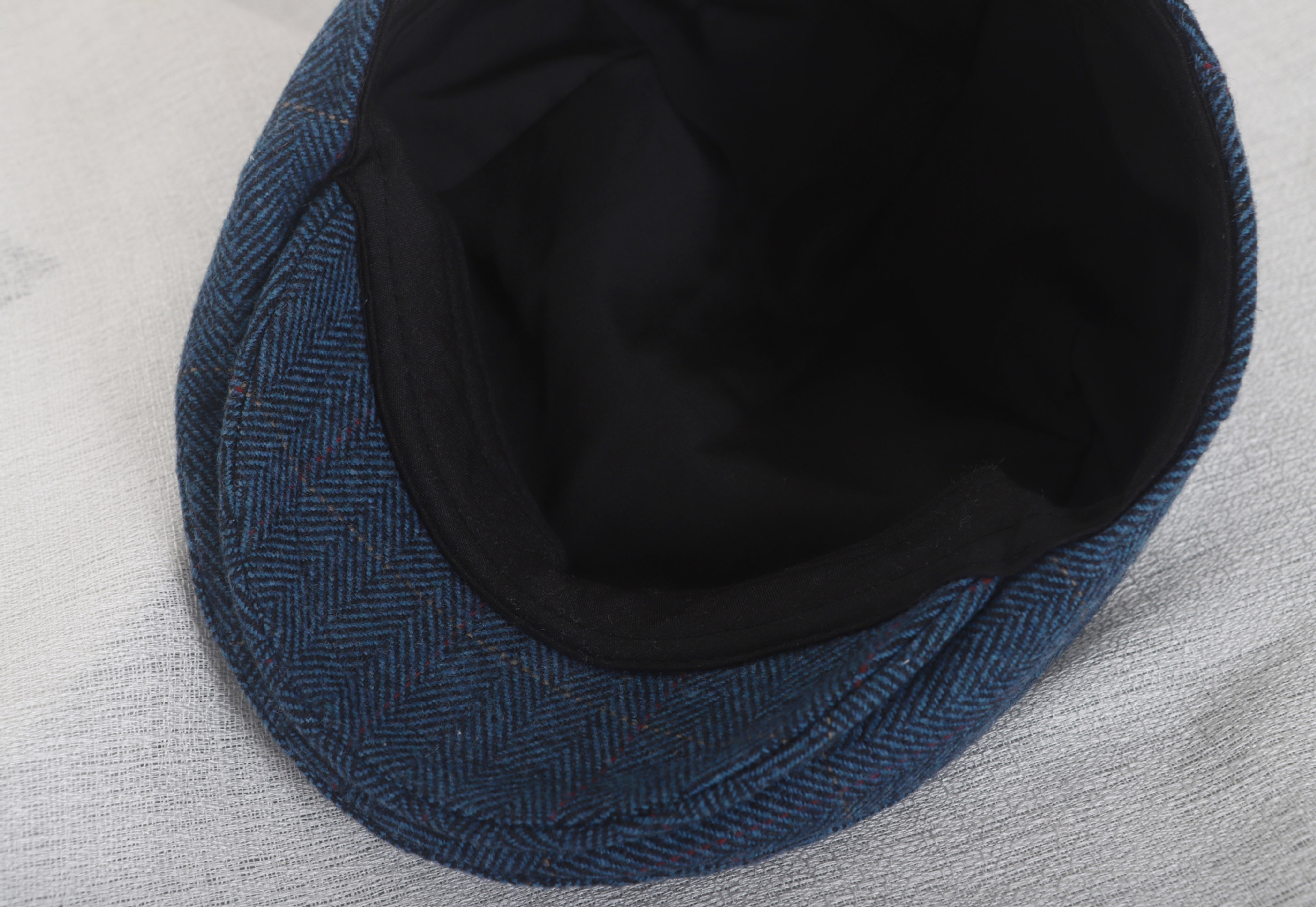 Unisex Newsboy Cap Herringbone Vintage Octagonal Hat For Couples_voghion.com