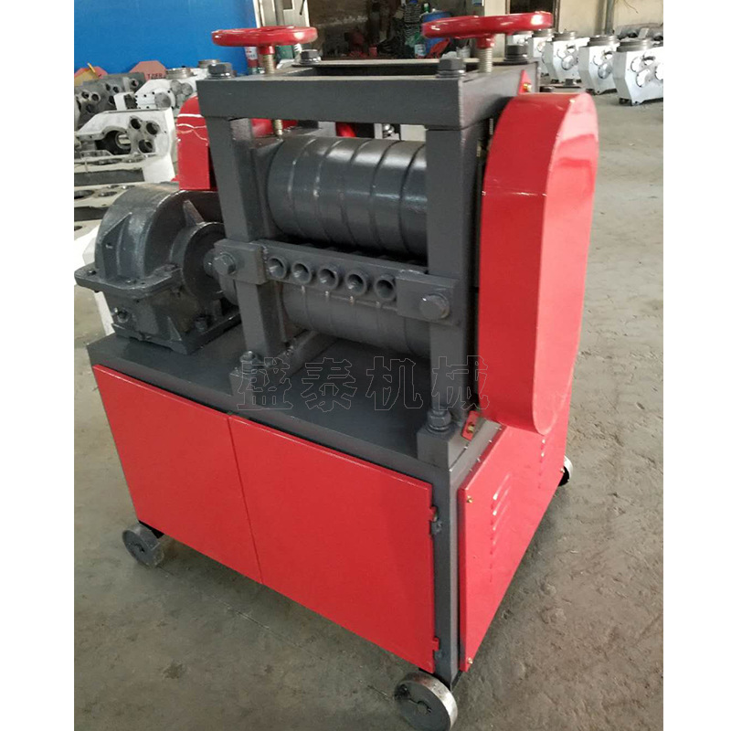 高效废旧钢筋翻新设备调直机拆迁钢筋的拉直和切断 钢筋校直机