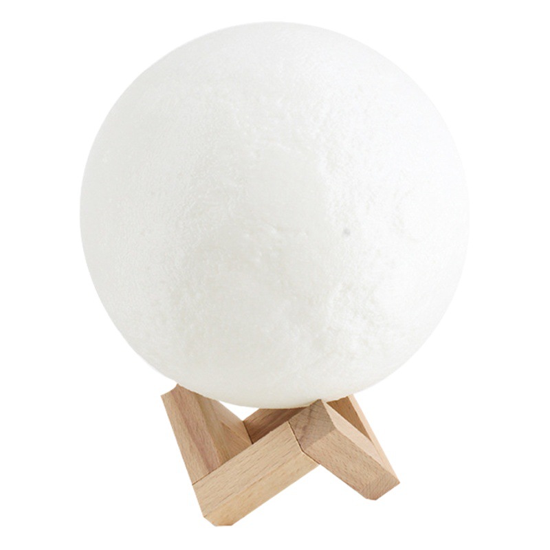 Lámpara de La Luna 3D Regalo de Cumpleaños creativo Noche de dormitorio romántico lámpara de luna de control remoto recargable