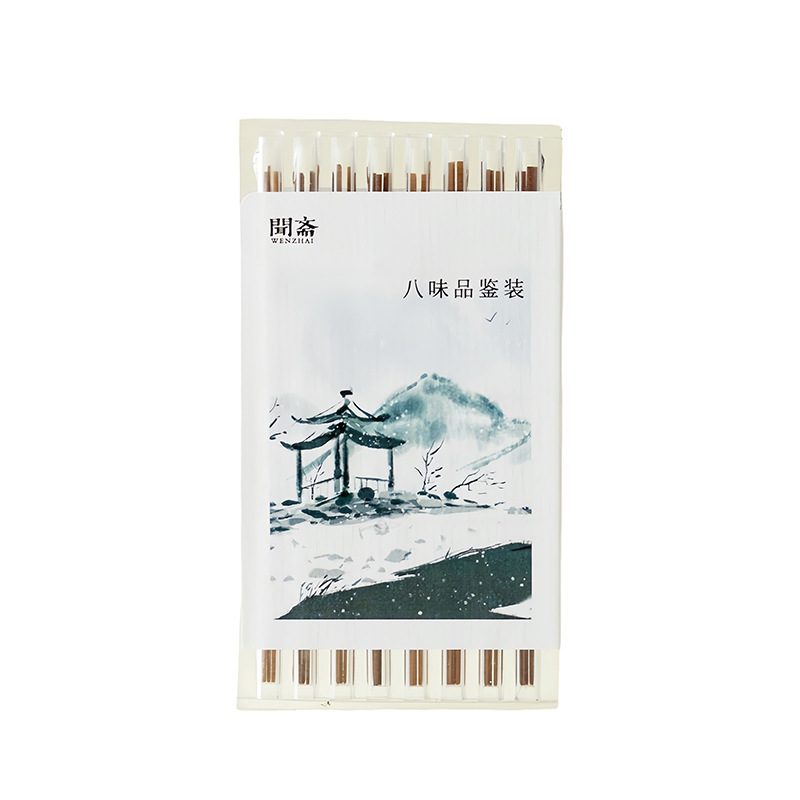 墨己线香品鉴装8味24根体验装家用室内香薰檀香净化空气初闻线香|undefined