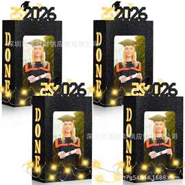 跨境Graduation Centerpieces Picture Box毕业桌面摆件图片盒