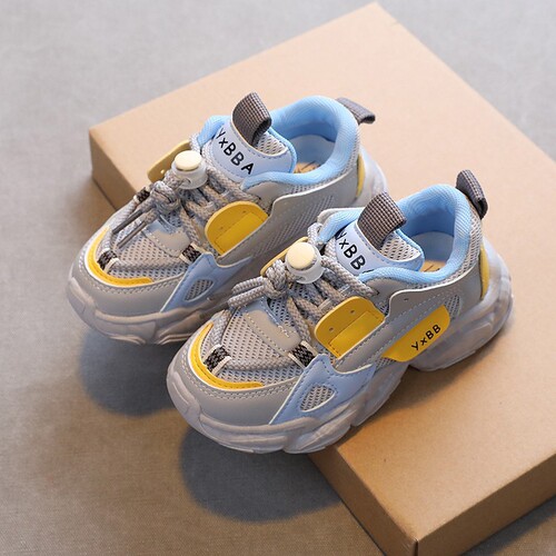 Girls 'sneaker spring and autumn new style for girls' mesh breathable girls 'casual running shoes for boys' dad shoes.
