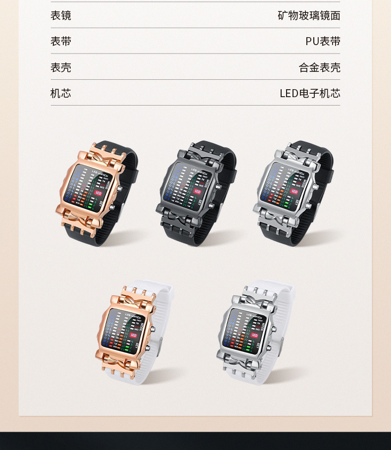 二进制合金手表