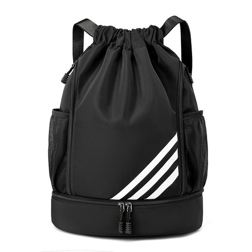 New Drawstring Pocket Basketball Backpack Outdoor Sports Fitness Bag Folding Travel Backpack Printable LOGO Wholesale