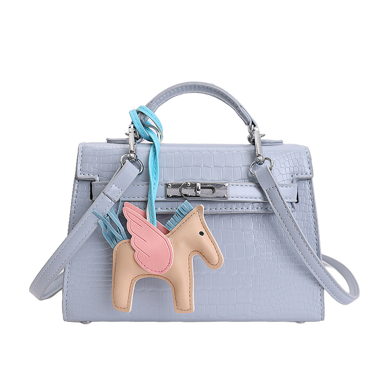 Nicho popular cocodrilo portátil bolso Kelly mujer 2026 nueva moda versátil alta sensación de hombro mochila