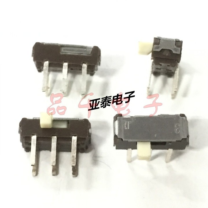 进 口SSSS2立式2档6脚位切换开关 滑动拨动开关两档位2.5MM间距