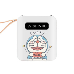 自帶線充電寶批發卡通圖案小巧10000毫安 迷你大容量便攜移動電源
